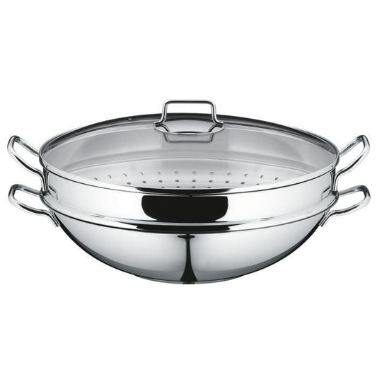 WMF 0792566040 pan set - WMF 0792566040, Wok/Stir-Fry pan, Stainless