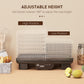 HOMCOM 40-70℃ Six-Tray Food Dehydrator - Black