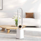 HOMCOM Multi-Mode Bladeless Tower Fan and Humidifier - White